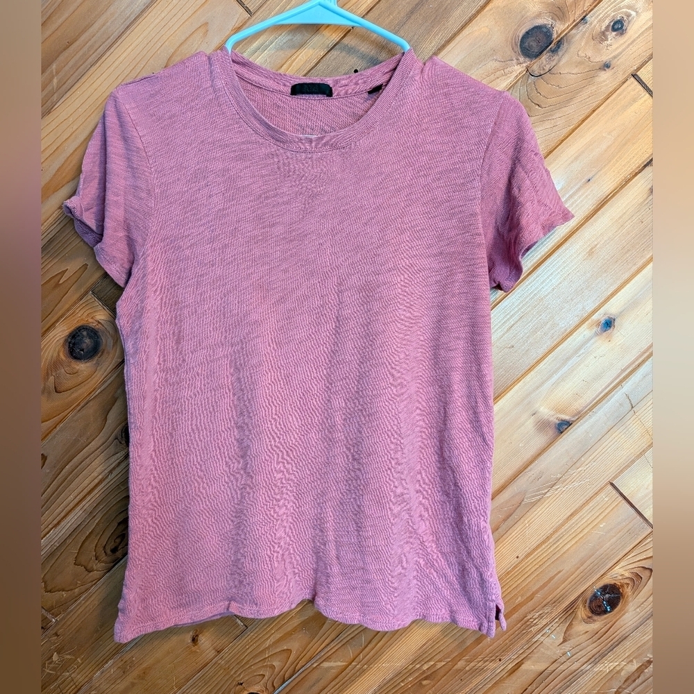 ATM Anthony Thomas Melillo Dusty Pink Short Sleeve Tee